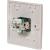Eagle D-Series 1-Gang CAT5E Wall Plate - White - view 2