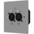 ChamSys GeNetix GW2O 2-Port Wall Mount Node DMX Out Ports - UK Version - view 2