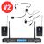 W Audio DTM 600 Dual Body Pack Diversity Radio Microphone System - Channel 38 (V2 Software) - view 1
