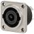 Neutrik NLT8MPXX 8-Pole SpeakON Chassis Socket - view 1