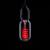 Prolite 4W LED T45 Funky Spiral Filament Lamp ES, Red - view 1