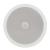 Adastra C8D 8 Inch Ceiling Speaker, 60W @ 8 Ohms with Directional Tweeter - White - view 1