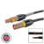 elumen8 120mm Powerlock Male Source to Female Drain Cable, 3M - L2 Black - view 1