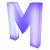 LED Alphabet Letter M - view 7