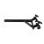 Global Truss Heavy Duty Braced Boom Arm, 500mm - Black - view 2