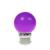 Prolite 1.5W LED Polycarbonate Golf Ball Lamp, BC Purple - view 2