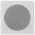 Adastra FW-5V EN54 Wall Speaker, 6w @ 100V Line - White - view 1