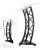 Global Truss YJT-01D Curved Truss Lecturn - Black - view 1