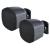 Adastra CBS-35-B Coaxial Background Speaker, 20W @ 16 Ohms or 100V Line - Black (Pair) - view 1