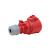Red 16A C Form 415V 3P+N+E Socket (215-6) - view 2