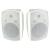 Adastra BH8-W 8 Inch Passive Speaker Pair, IP44, 80W @ 8 Ohms - White - view 1