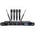 Citronic TU4-H Quad PLL Tuneable UHF Wireless Microphone System with Handhelds - Channel 65/70 - view 1