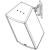 Nexo IDI-WM01-OU-PW Wall Mount Bracket for Mounting iD14 and iD24 Outdoors - White - view 3