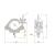 Global Truss Outdoor Rated Half Coupler (823-OD), 500kg - Silver - view 2