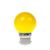 Prolite 1.5W LED Polycarbonate Golf Ball Lamp, BC Yellow - view 1