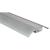 Fluxia AL2-B5712C Aluminium LED Tape Profile, Raised Bar 2 metre with Clear Diffuser - view 1