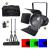 Citronic 2x 160W Mini Fresnel Zoom RGBW LED Stage Light with stands and bag - view 1