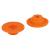 Wentex CURTFIX Curtain Clamp Coloured Ring (Pack of 50) - Orange - view 1
