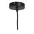 Prolite E27 Pendant Kit - Black Matt with Black Fabric Cord - view 4