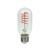 Prolite 4W LED T45 Funky Spiral Filament Lamp ES, Red - view 2