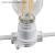 elumen8 10m BC Heavy Duty White Rubber Festoon, 0.33m Spacing with 16A Plug and Socket - view 5