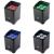 Q-Audio Q-LED Lighting Flux Q4IP+ Battery Powered RGBW LED Uplighter, 4x 12W - IP65 - view 5