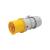PCE Yellow 16A C Form 110V 2P+E Plug (013-4) - view 1