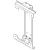 FBT KR-W 8S Wall Mount Bracket for Keiron 8S Subwoofer - Black - view 1