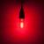 Prolite 4W LED T45 Funky Spiral Filament Lamp ES, Red - view 3