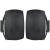 Adastra BH3-B 3-Inch Passive Speaker Pair, IP44, 30W @ 8 Ohms - Black - view 1