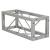 Equinox 0.5m Quad Steel DecoTruss, Silver - view 1