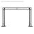 Equinox Quad Steel DecoTruss Box Corner, Black - view 4