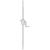 Ultimax UTX 212WHT Speaker Pole with Winch, 0.84 - 1.26m / 60Kg - White - view 1