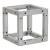 Equinox Quad Steel DecoTruss Box Corner, Silver - view 1