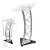 Global Truss YJT-01D Curved Truss Lecturn - view 1