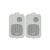 Adastra B30V-W 4 Inch Passive Speaker Set, 30W @ 8 Ohms or 100V Line - White - view 3