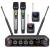 Chord XU4-C Quad Handheld & Bodypack UHF Microphone System - Channel 65/70 - view 1