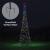 Xmas Haus Grass Soft Surface Mounted Flagpole Tree RGB, Hello Fairy APP Control or Handheld Remote - 3.2m - view 1