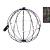 Xmas Haus RGB Mini Seed LED Multifunction Black Foldable Ball Light - 0.3m - view 4