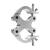 Global Truss Narrow Swivel Coupler 250Kg (5025) - Silver - view 1