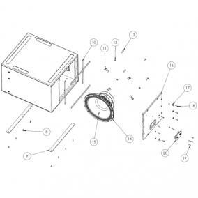 14. Nexo 05HP18122-8 Bass Speaker 18-inch 8 Ohms for Nexo LS18-E