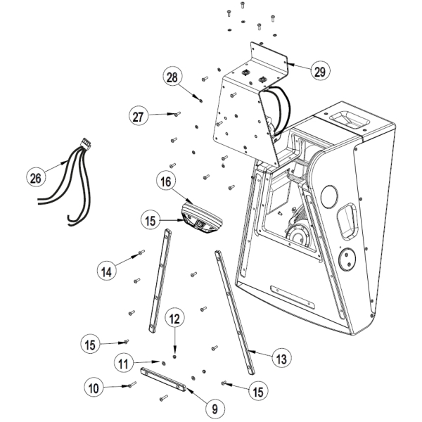 9. Nexo 05PATIN-A1 Short Skid for Nexo 45n12