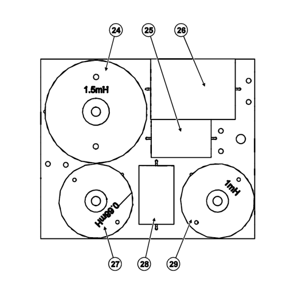 24. Nexo 05FS1.5MH0.4R Self 1.5mH, 0.4 Ohm for Nexo Geo M10