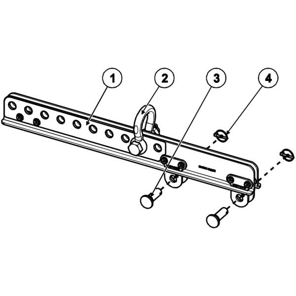 1. Nexo 05LEXEXBM10L Lexan for Nexo Geo GMT-EXBARM10L Extension Bar - Black