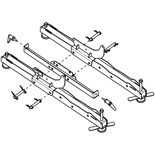 Nexo GPT-GSTK Ground Stack Base for Nexo GEO S1210 and S1230