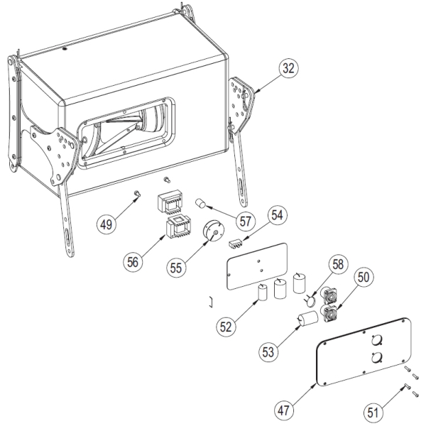 54. Nexo 05CNX721-164/001 Male Connector Wago 721-164/001-000 for Nexo Geo S805