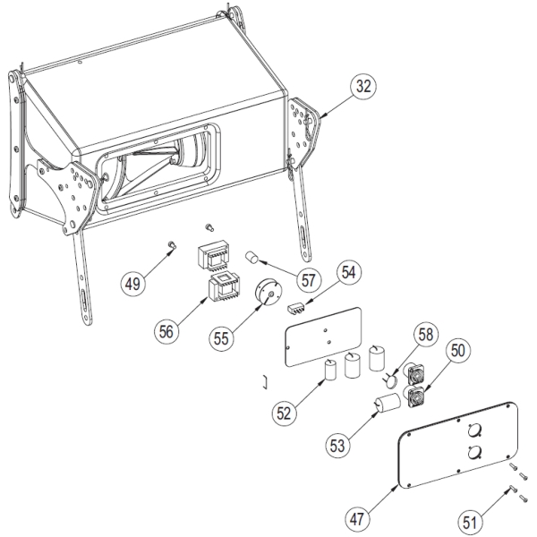 50. Nexo 05CNXNL4MDV Speakon NL4 MDV for Nexo Geo S830