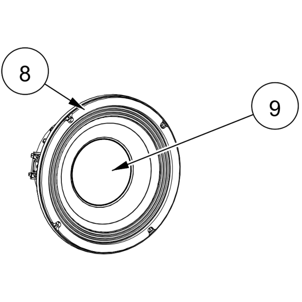 8. Nexo 05HPB10-4F Bass Speaker 10-Inch 4 Ohm with Gasket and Screw for Nexo ID210t