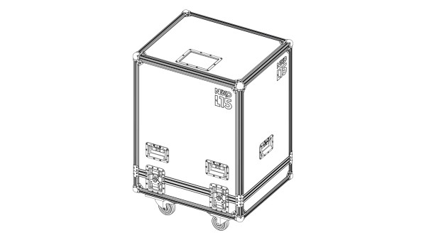 Nexo P+ Series Flight Case - fits 2x L15 subs