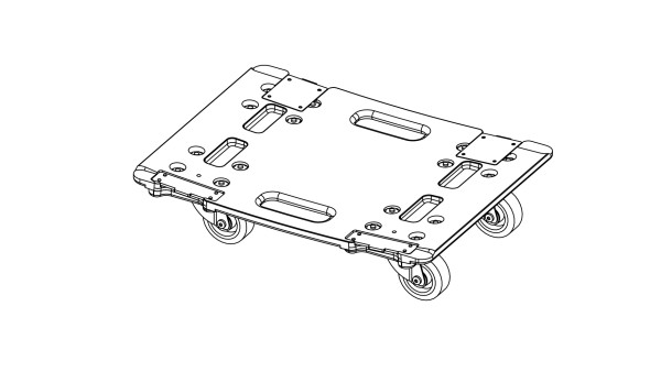 Nexo P+ Series Wheel Board for Nexo L15 Sub